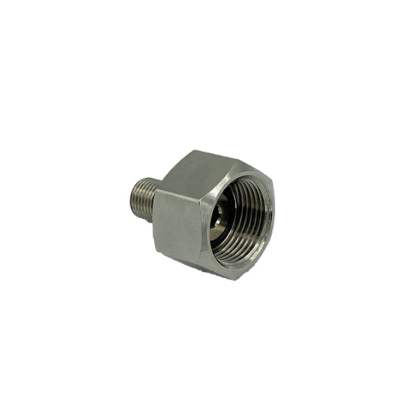 Flaschschenanschlussstück Sauerstoff | G 3/4″ Überwurfmutter mit Anschlußwelle G 1/4″