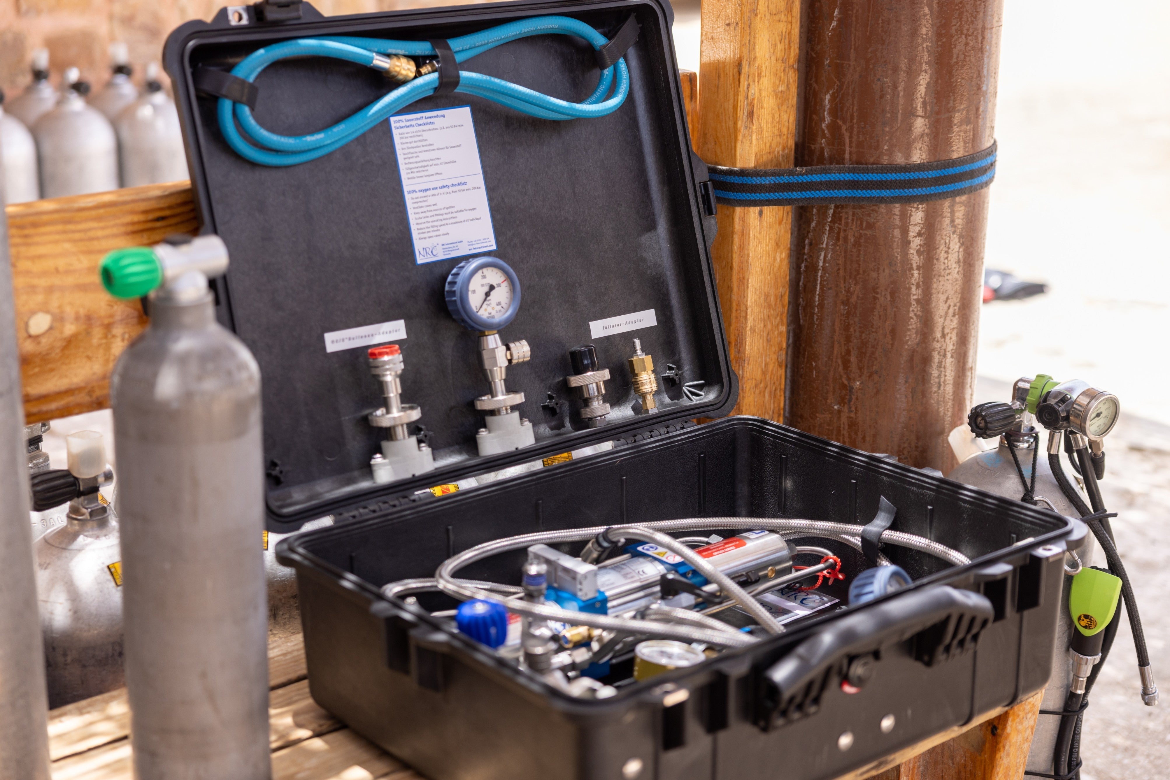 manometer on the tec booster