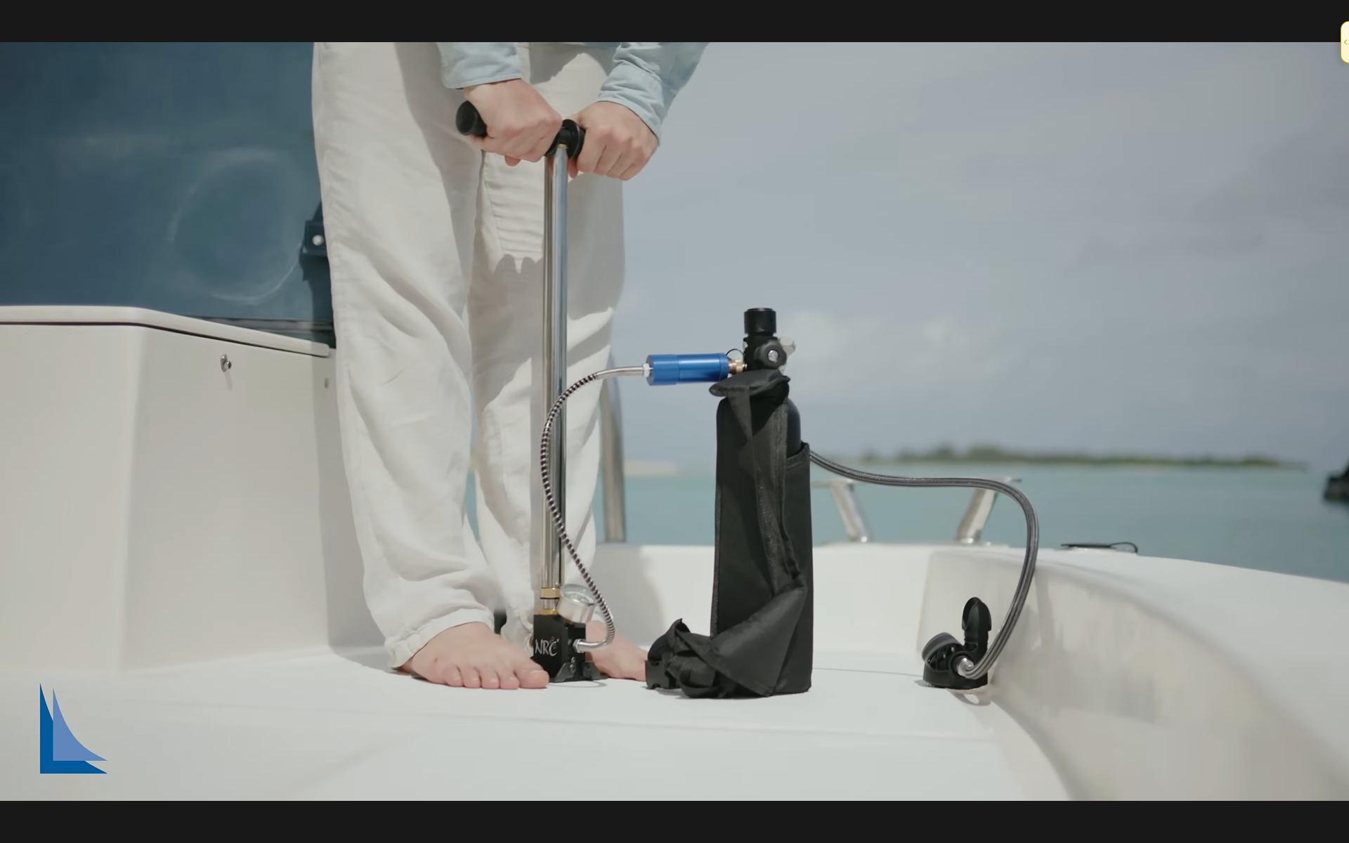 hand pump to filling a sailair