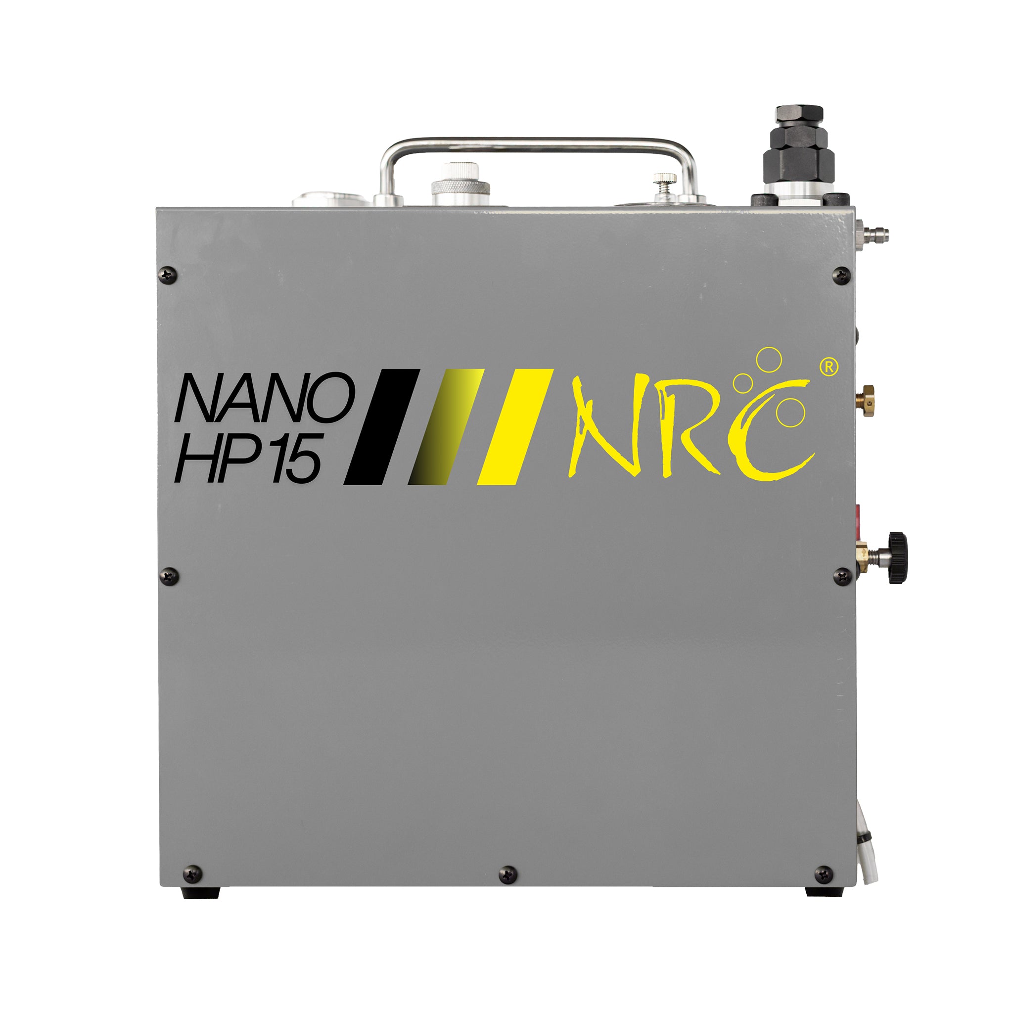 NRC Nano HP 15 compressor – side view