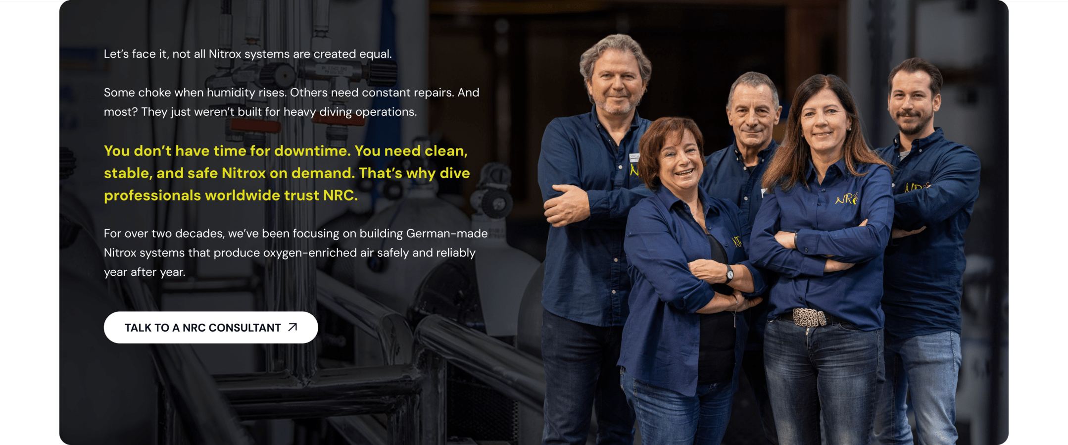 NRC Nitrox systems – request a quote
