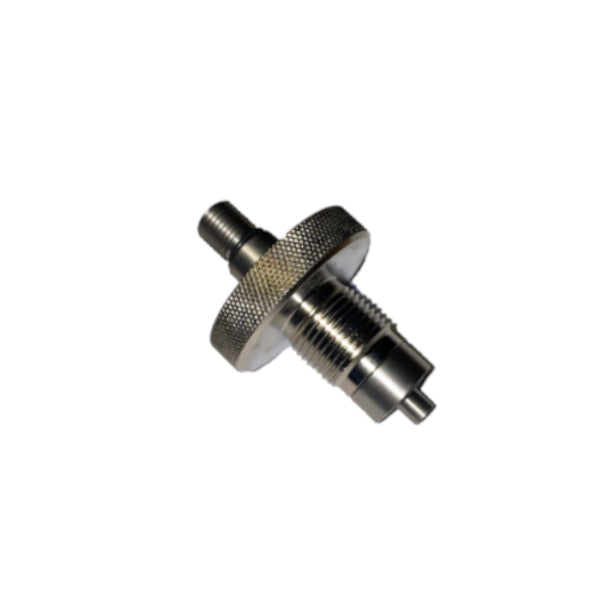 Anschlußwelle mit Handrad für Entlüftungsblock | G5/8″ 300bar Aussengewinde auf G1/4″ Aussengewinde