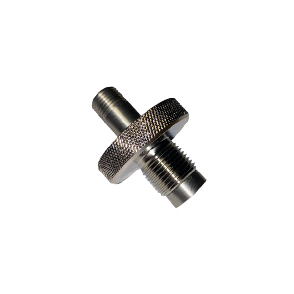 Anschlußwelle mit Handrad für Füllschlauch | G5/8″ 200bar Aussengewinde auf M16x1,5 mm (8S) Aussengewinde