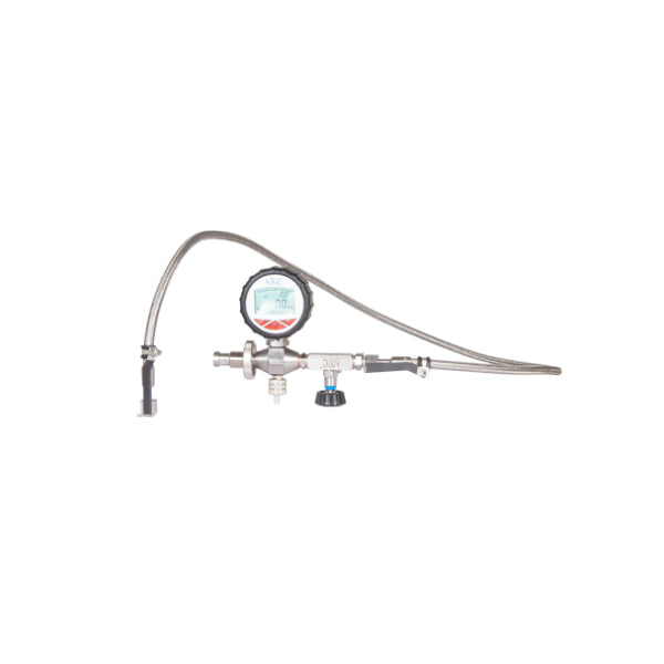 Füllschlauch Digital 1,5 Meter | mit Digitalem Manometer und DIN G5/8″ Anschluss