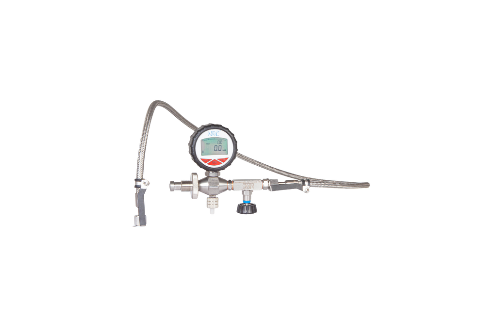 Digital filling hose 1.65 meters | with digital manometer and DIN G5/8 ″ connection
