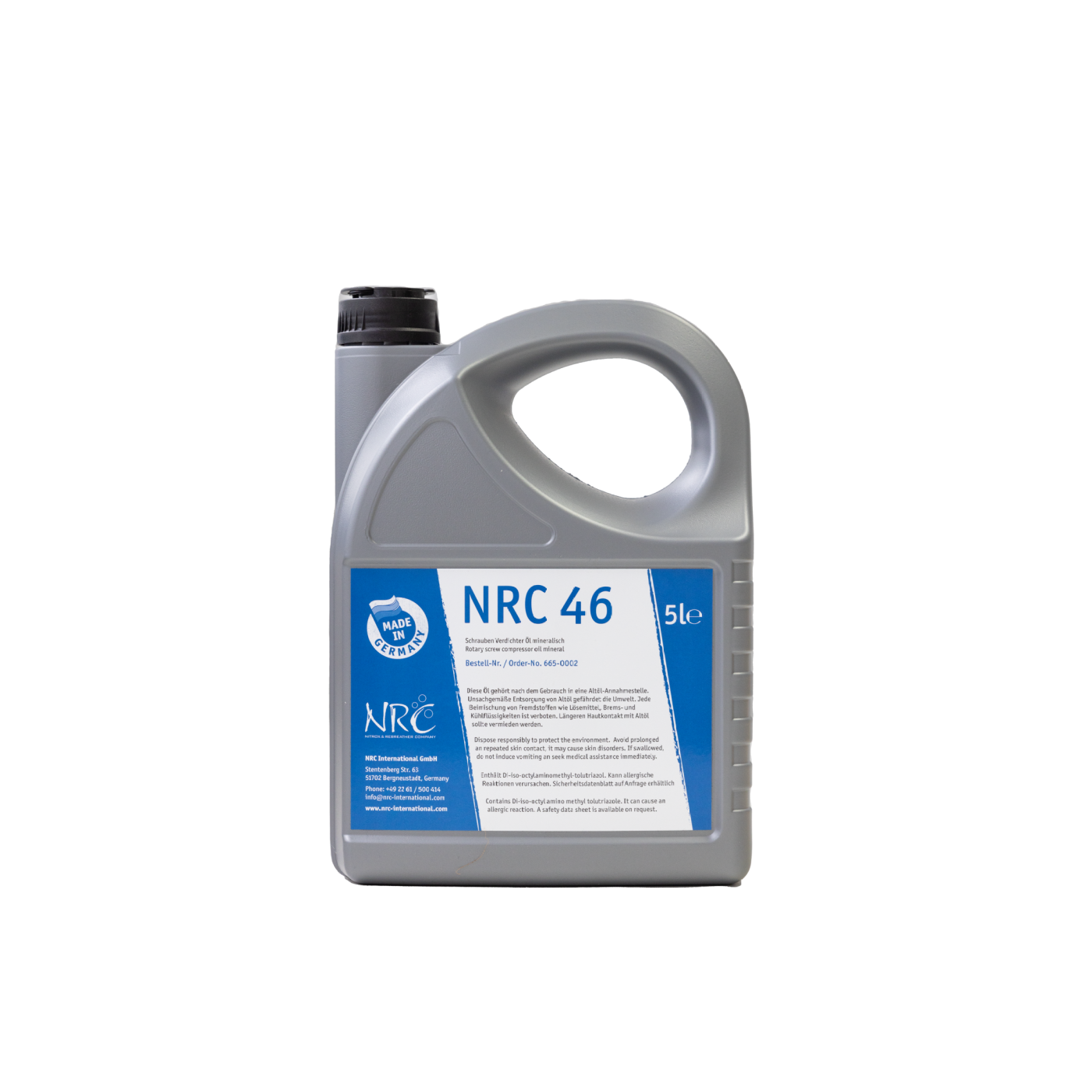 Huile compresseur à vis NRC 46 5L