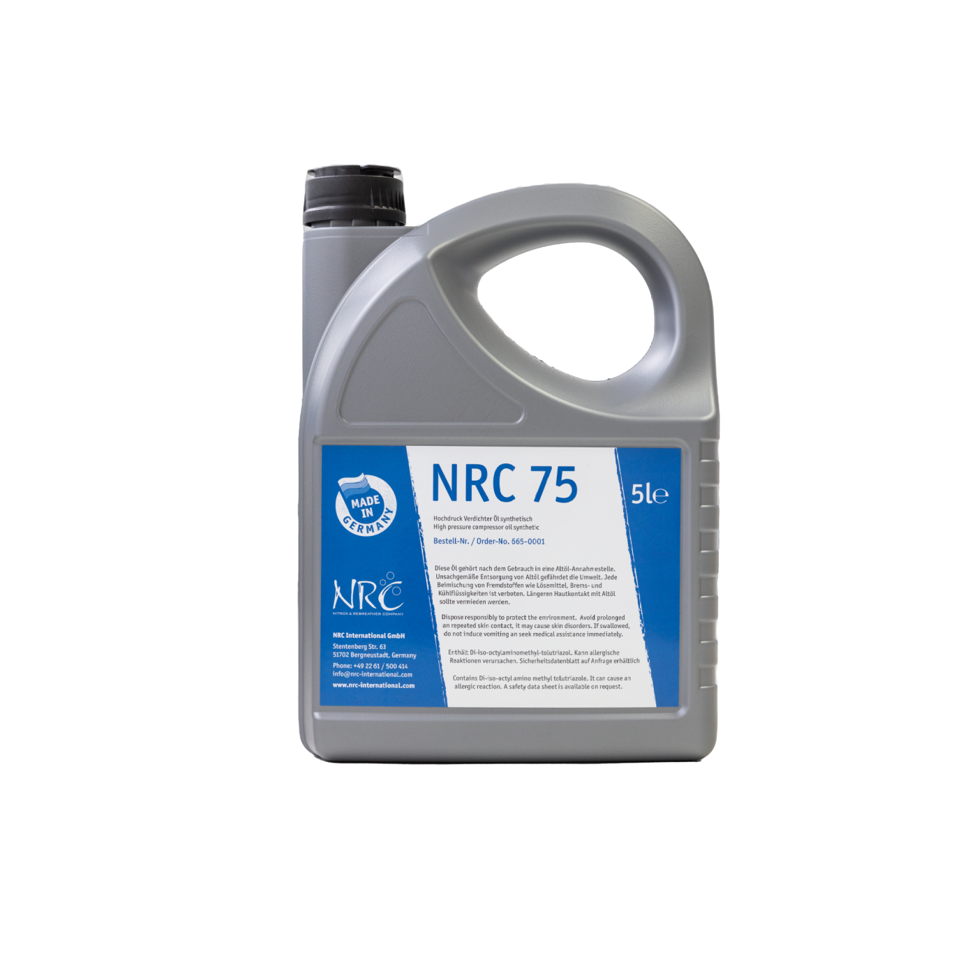 Huile compresseur haute performance NRC 75 5l