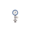 Robuster Prüfmanometer | M26x2 Gewinde 200 Bar Nitrox Norm