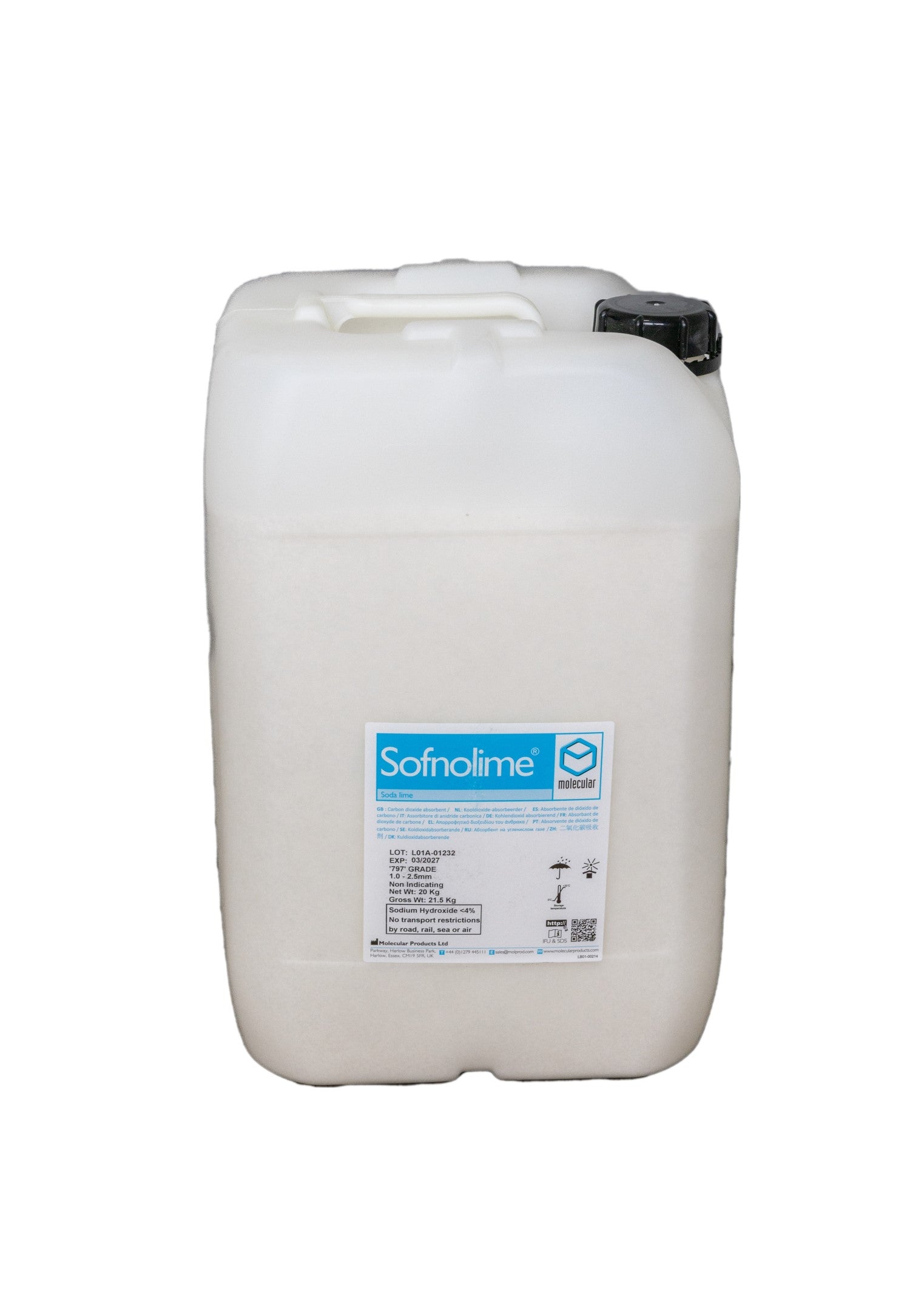 Sofnolime 797 Grade 20Kg